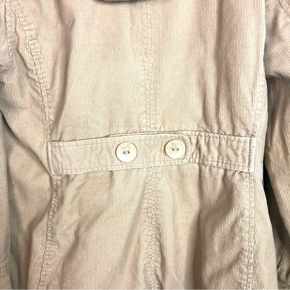 Sonoma tan/ beige coat corduroy lined with polyester fill coat / jacket size L - Picture 3 of 14